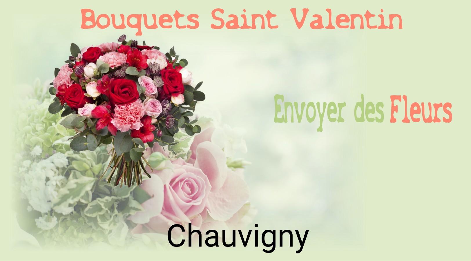 Roses de Saint-Valentin livrées à Chauvigny